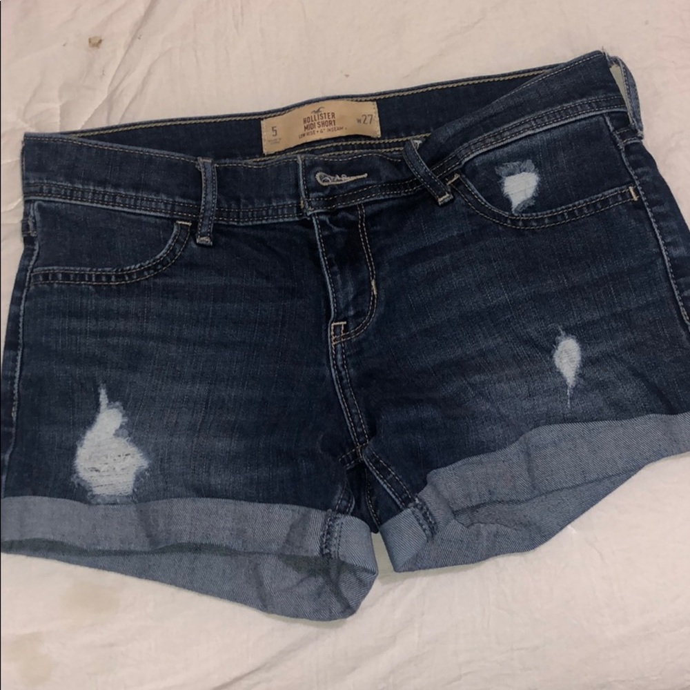 hollister shorts low rise midi